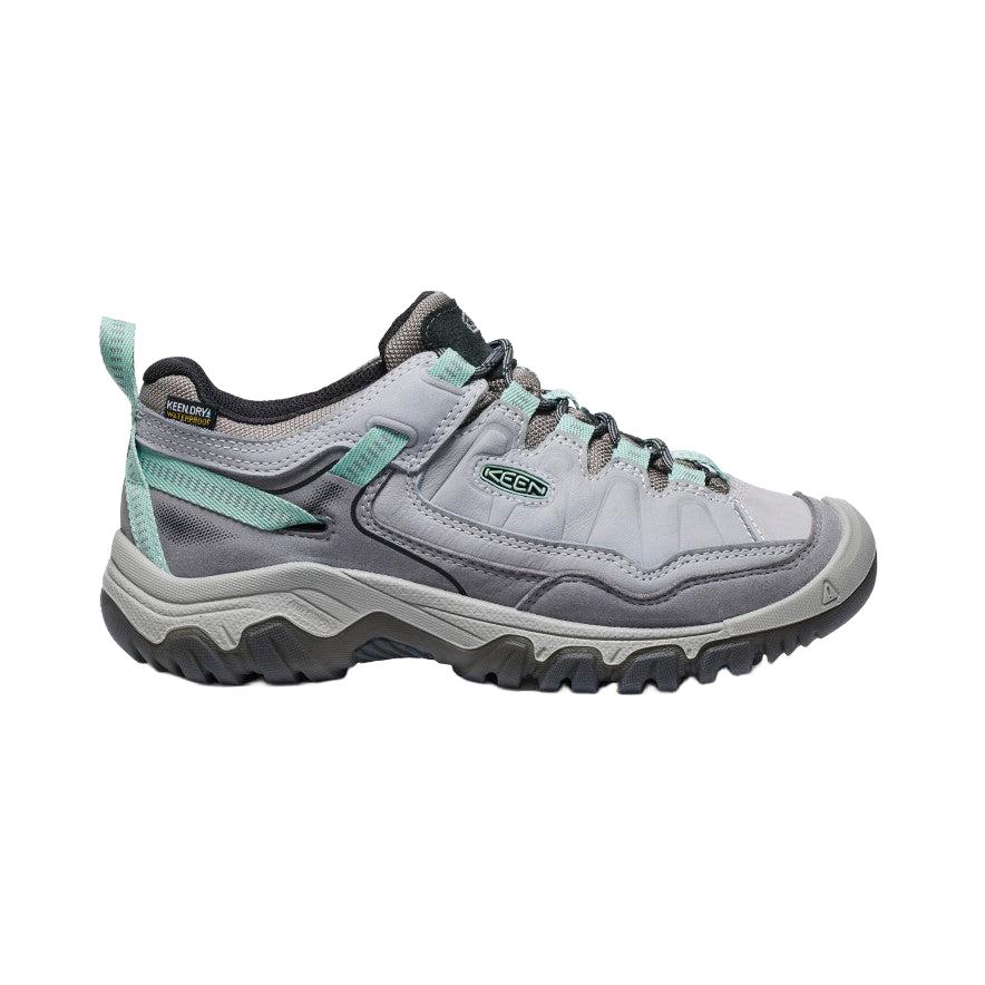 Keen Women's Targhee IV Waterproof Hiking Shoe in Alloy Granite Green