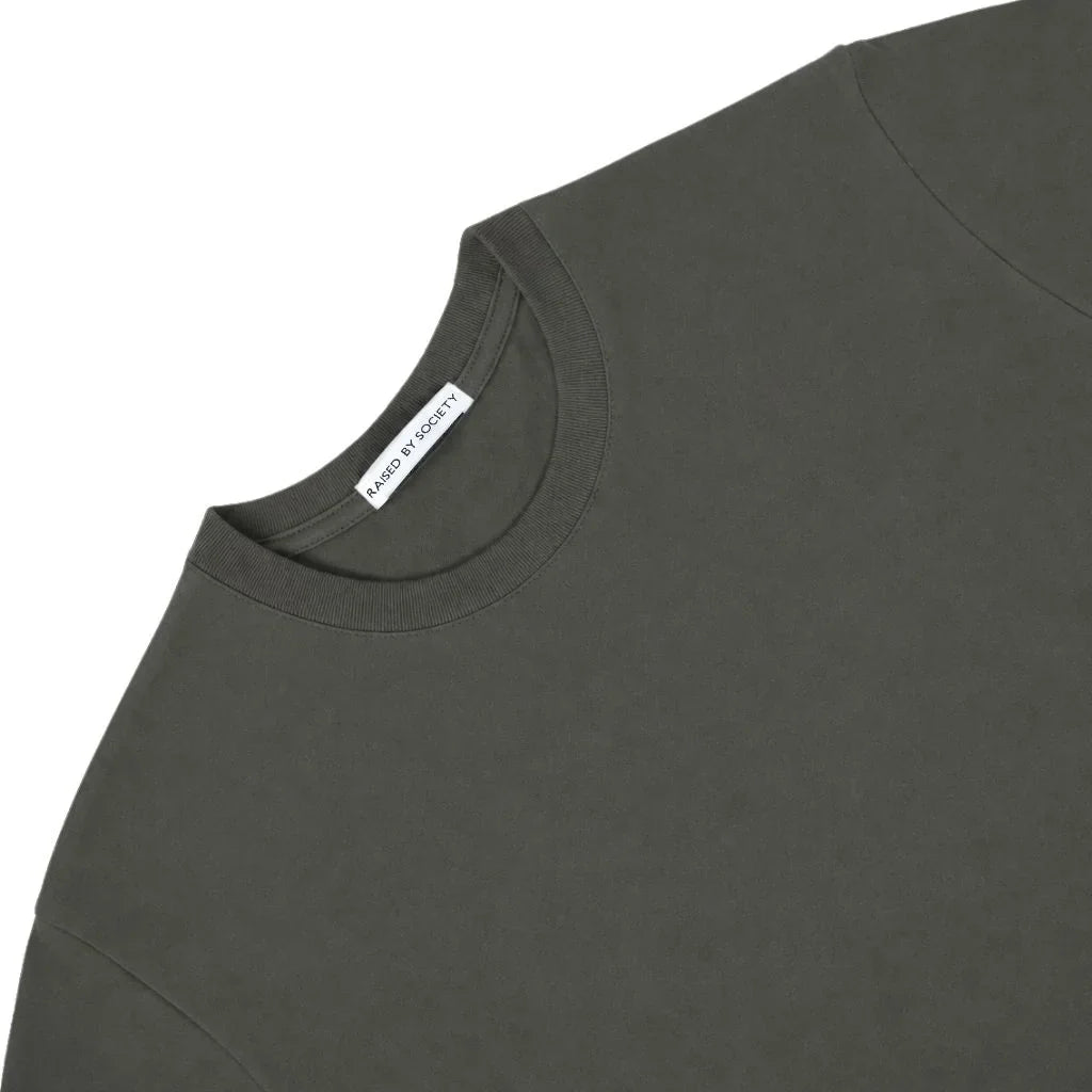 MILITARY GREEN LOOPWHEELED T-SHIRT 2-PACK