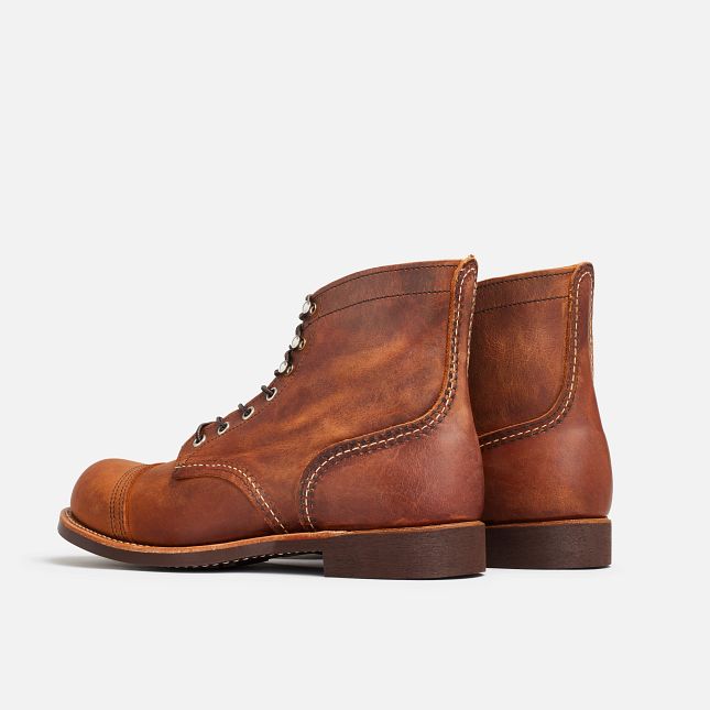 Red Wing Men's Iron Ranger 6-Inch Boot in Copper Rough & Tough Leather